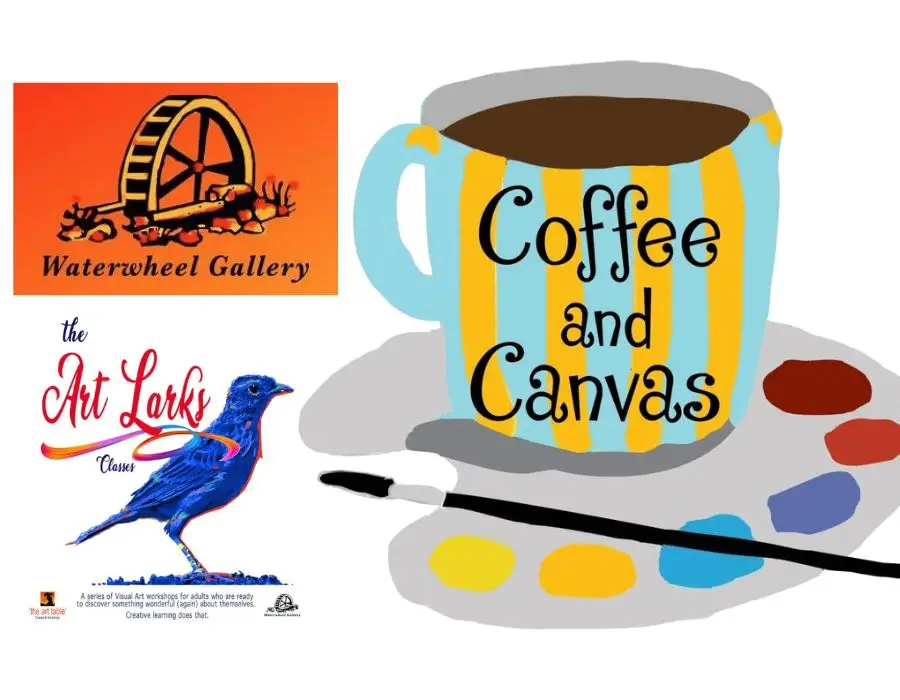 Waterwheel Gallery Art Larks Coffee & Canvas